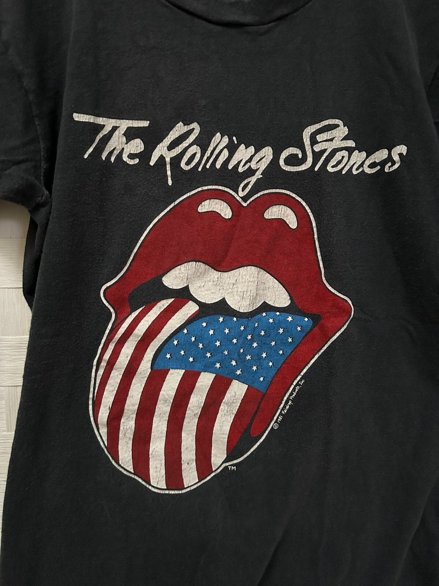 Vintage The Rolling Stones Shirt Adult Medium 1981 North Vintage The Rolling Stones Shirt Adult Medium 1981 North