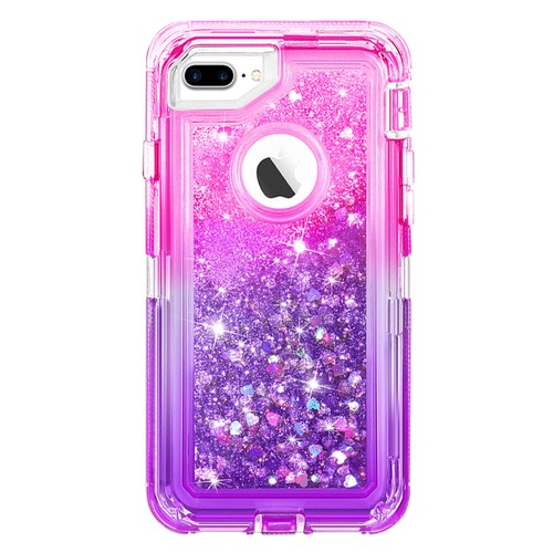 Armor Glitter Liquid Hybrid Case Cover For iPhone Belt Clip fits Otterbox Clip - Picture 36 of 43