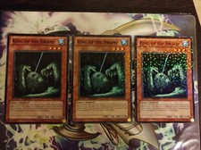 YUGIOH PLAYSET 3x KING OF THE SUMPF - DUEL TERMINAL - DT04