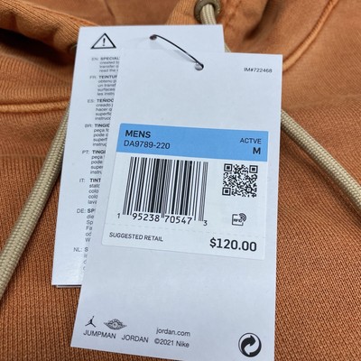 Nike Air Jordan Flight Heritage Pullover Hoodie DA9789-220 Men's Medium |  eBay