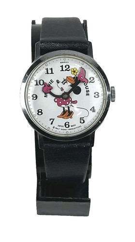 Vintage Disney Bradley Minnie Mouse Women’s Watch 25mm Swiss Made Manual Wind-up Bradley Vintage Minnie Mouse Wind Up Watch 25mm Swiss Made  main image 2