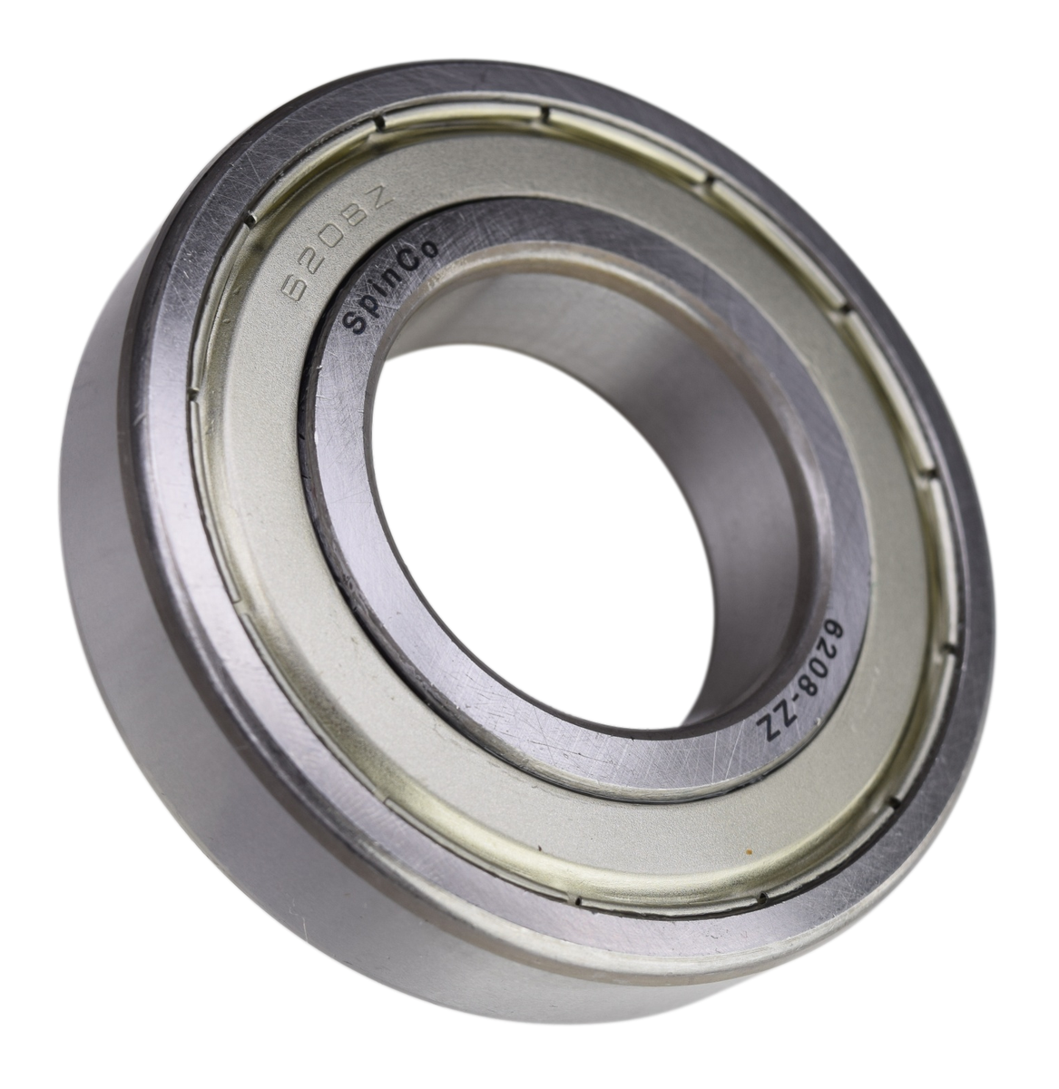 10 Each) 6208-ZZ, 6208-2Z, 208SS Shielded Radial Ball Bearing