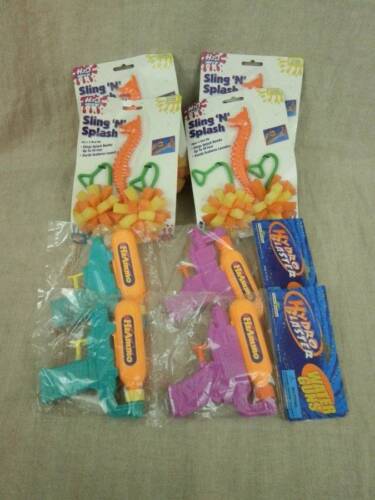 Water Toys 4 Sling N' Smash 4 Hydro Blaster Water Guns NEW - Picture 1 of 4