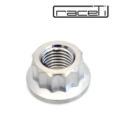 M10 x 1.5 Titanium Bi Hex Flange Nut 12 point Ti sprocket CNC Ducati Aprillia