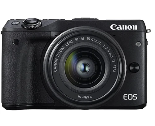 USED Canon  EOS M3  EF-M15-45mm F3.5-6.3 IS STM kit black  FREESHIPPING