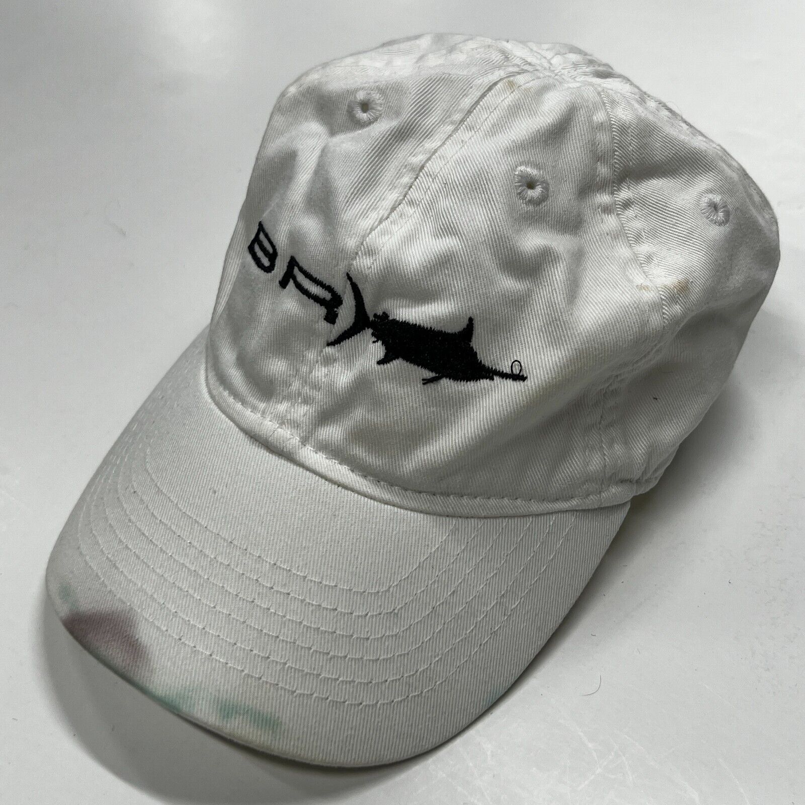 Legacy White BR Fishing Hat White Kids Youth Stretch