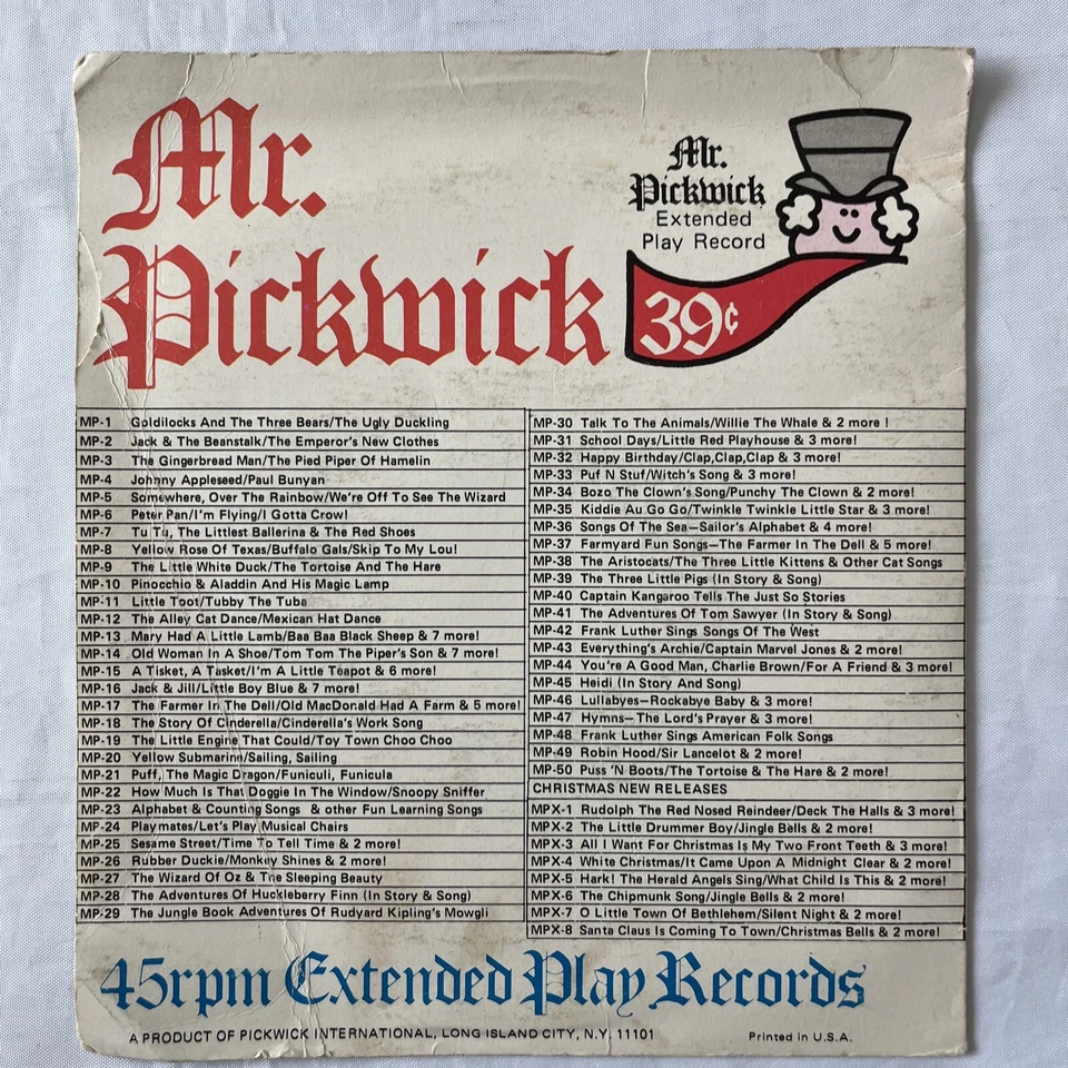 CHRISTMAS 45: Little Town of Bethlehem, Hark The Herald Angels Sing, MR PICKWICK Foto 3 de 4