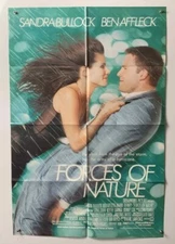 Sandra Bullock Ben Affleck FORCES OF NATURE Original 1sh Movie Poster