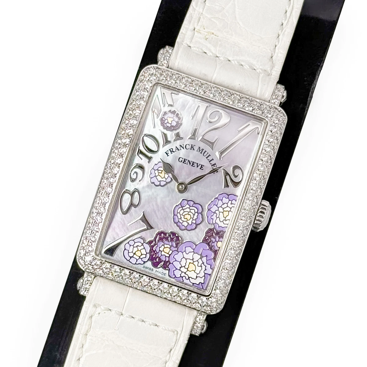 Franck Muller Long Island 952 QZ REL MOP D PEO VLAC Steel Diamond