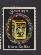 Antique Match Sticker Germany BN83931 Women's Coffee Seeling's