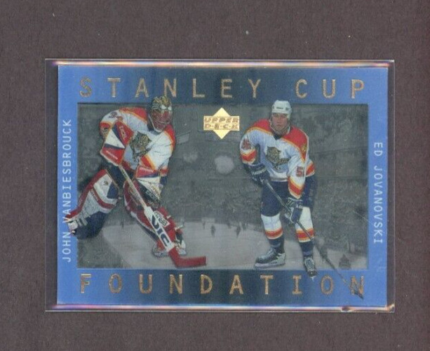 1996-97 UD Ice Stanley Cup Foundation #S3 J. Vanbiesbrouck/E. Jovanovski *21514