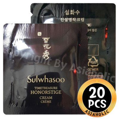 Sulwhasoo Timetreasure Honorstige Cream 1ml x 20pcs (20ml) Sample Premium Ver
