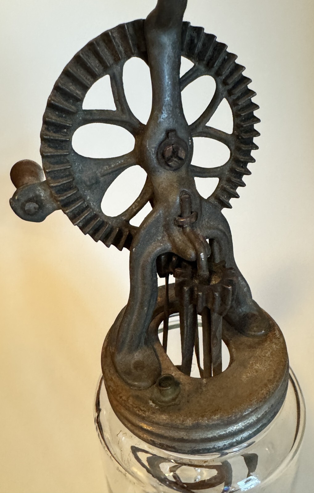 Antique Holt Lyon Egg Mayonnaise Mixer Beater with Jar eBay