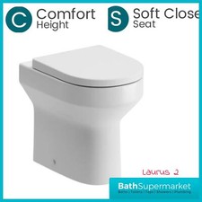 D shape Comfort Height Rise Doc M Back To Wall Pan Toilet Disabled Pan 
