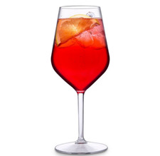 Drinkwize Aperol Spritzer Glass. Unbreakable Tritan BPA Free. Capacity 470ml.