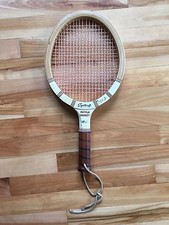 Vintage Wood Sportcraft Racquetball Racquet Leather Grip