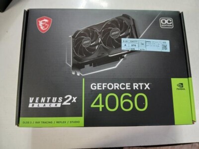 MSI GeForce RTX 4060 Ti Ventus 2X Black OC D6 16GB(genuine MSI GeForce RTX 4060 Ti Ventus 2X Black OC D6 16GB(genuine