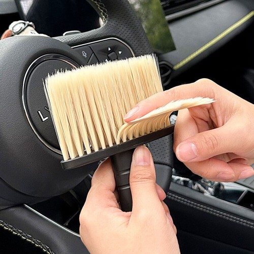 Car Interior Seat Window Slit Air Conditioner Outlet Detail Cleaning Brush Tool - Foto 2 di 13