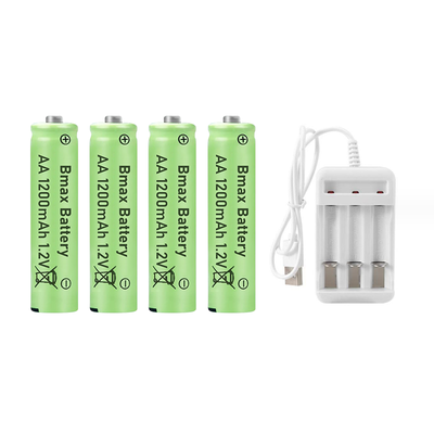 best rechargeable aa for flashlight 1.2V 1200mAh AA Rechargeable Batteries Flashlight LED Light Battery Gift