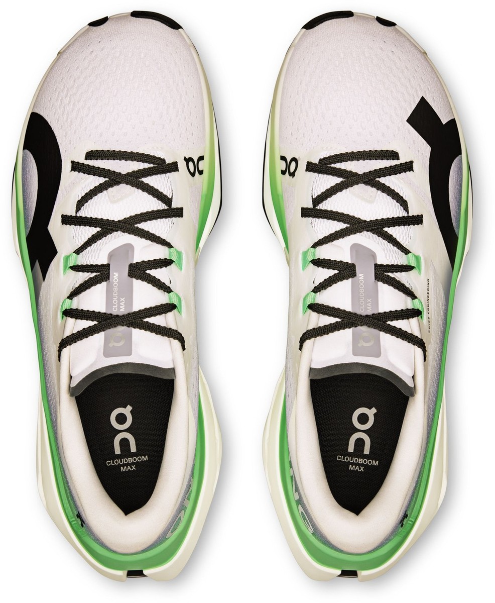 NEW Mens On Running Brand White/Green Cloud Cloudboom Max OC Shoes