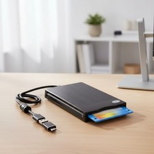 External Floppy Disk Reader USB 3.5 Inch Portable for PC Laptop Data Backup