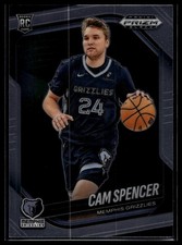 2024-25 Panini Prizm Black #218 Cam Spencer Rookie