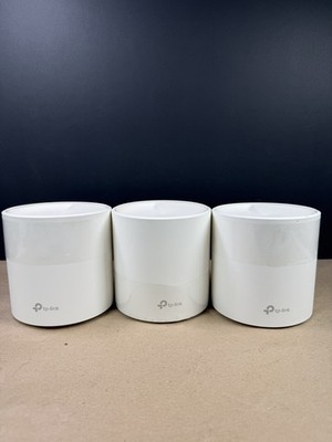 TP-Link Deco X60 Whole Home Mesh Wi-Fi 6 System, 3 stations No Cord Ships Fast!