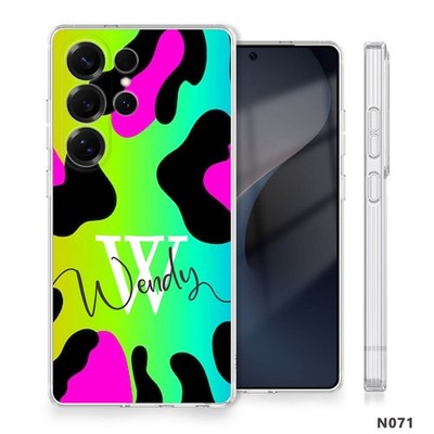Leopard Printed Custom Case For Samsung S24 S25 A07 A17 A16 Silicone Phone Cover