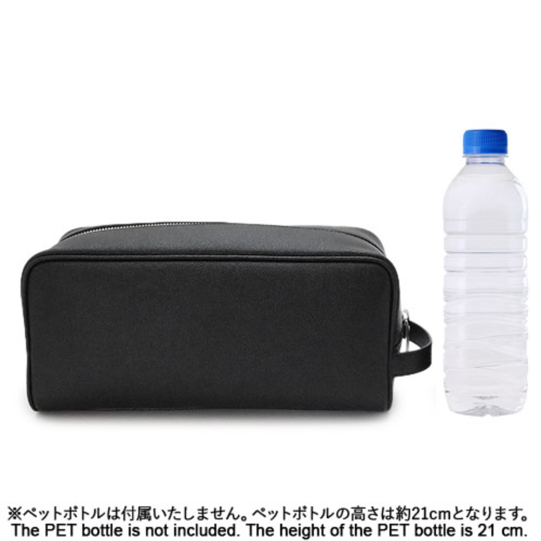 Saint Laurent Pouch Grooming Case Pochette Pochette S Pelle Nera