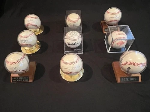 GREG MADDUX WORLD SERIES CHAMPIONSHIP GAME BASEBALL Autographed Estate Find