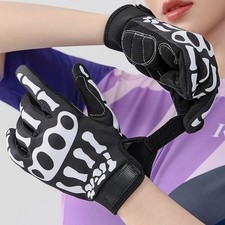 Motorcycle Skeleton Cycling Gloves for Men Women Touchscreen Dirt Bike Glove