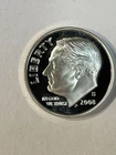 2008 S Silver Roosevelt 10 Cents Coin, stunning Proof, DCAM