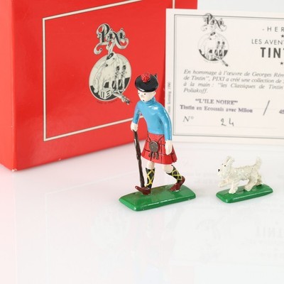 Pixi Nr. 4511 Schottischer Tim und Struppi mit Milou Zustand A+ in Box Nr. 24/2750 von 1991