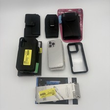18x Phone Case Accessory Lot iPhone Samsung Holsters Cases Cable Bundle 