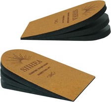 Adjustable Heel Lifts for Shoes, 1/4'' Height Increase Insoles for Achilles Tend