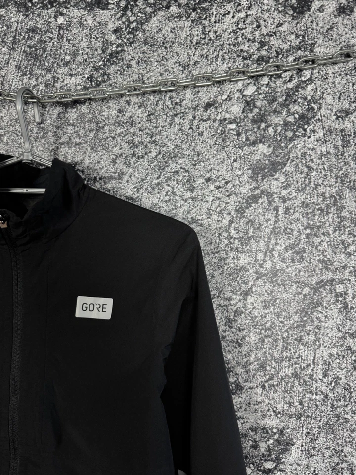 Chaqueta para mujer Gore Wear Gore-Tex cremallera completa negra ciclismo bicicleta correr talla M Foto 2 de 4