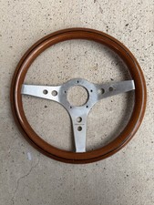 Vintage Dino Wood Steering Wheel 13 Nuova Raid Italy 330mm 6 Bolt Bmw Vw Vintage Dino Wood Steering Wheel 13 Nuova Raid Italy 330mm 6 Bolt Bmw Vw