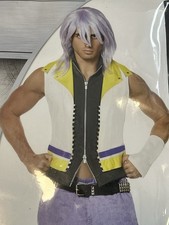 Spirit Kingdom Hearts Riku Adult Costume LG/XL Vest Wig Belt