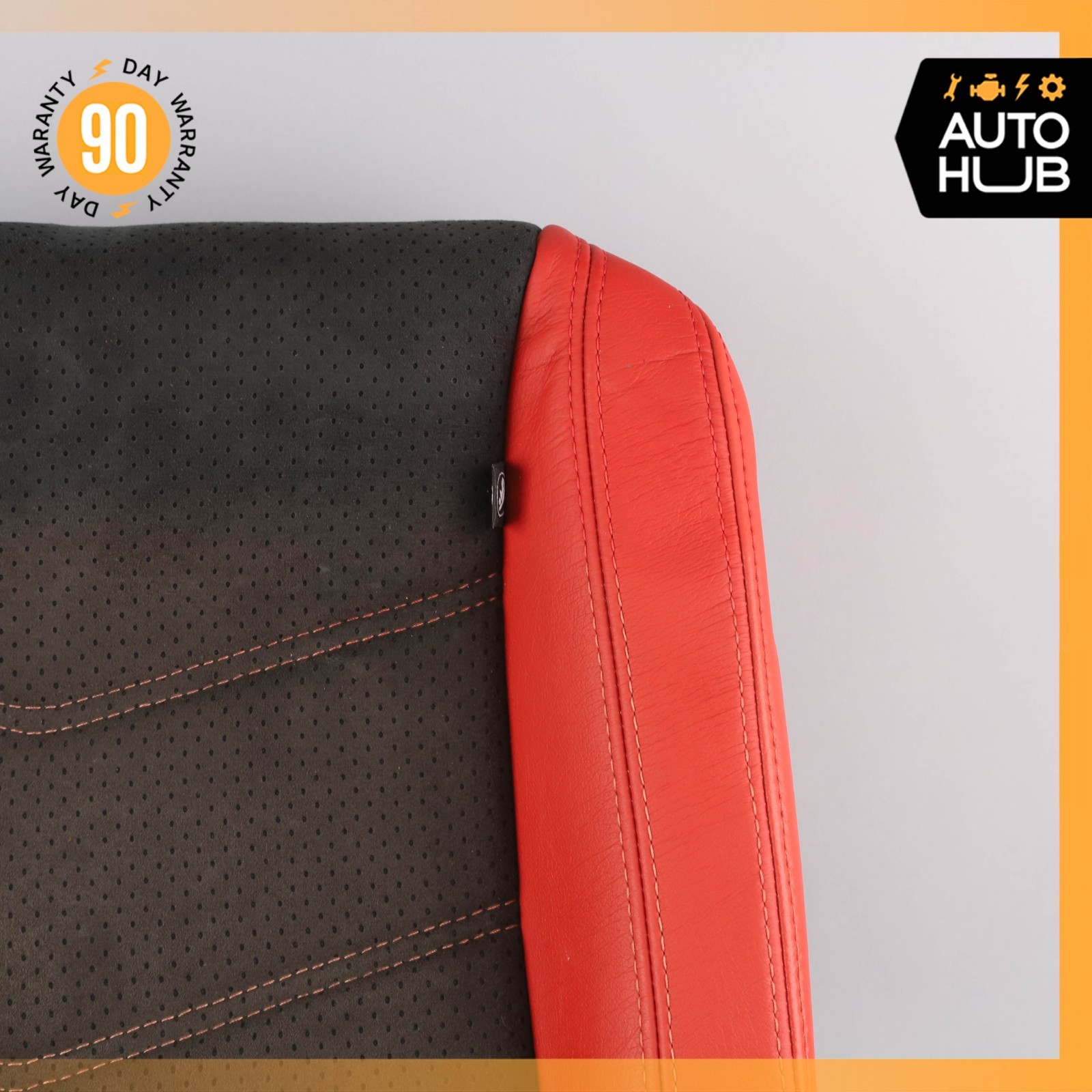 Maserati GranTurismo S M145 Rear Left Bottom Lower Seat Cushion Suede Red OEM