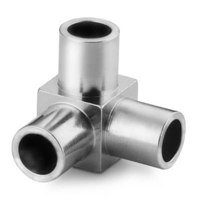 6 New  Swagelok 316L VIM-VAR Micro-Fit  Tribow (Tee+Elbow), 1/4'' Weld Fittings