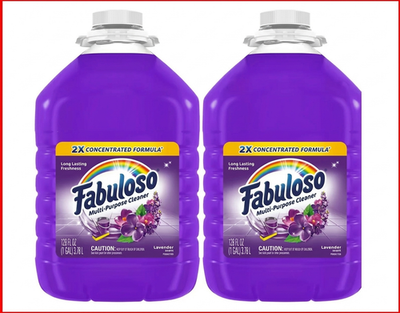 #ad Fabuloso Lavender 2X Concentrated Multi Purpose Cleaner 128 oz 2 Pack $19.40