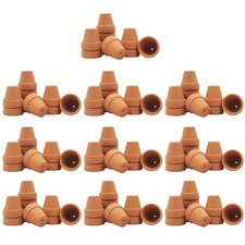 Yishang Mini Terracotta Pots with Drainage Holes - 1.5 inches,