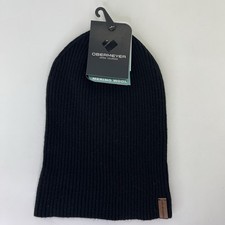 Obermeyer Bozeman Beanie Hat Merino Wool Adult One Size Black