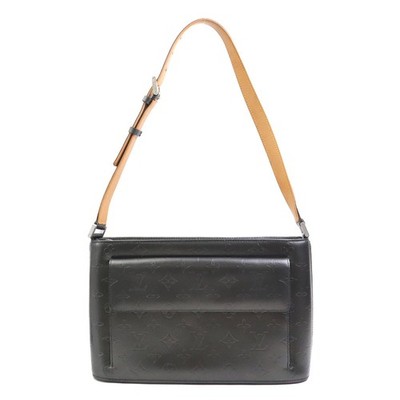 Echte LOUIS VUITTON Monogramm matt Alston Schultertasche grau schwarz M55122 ...