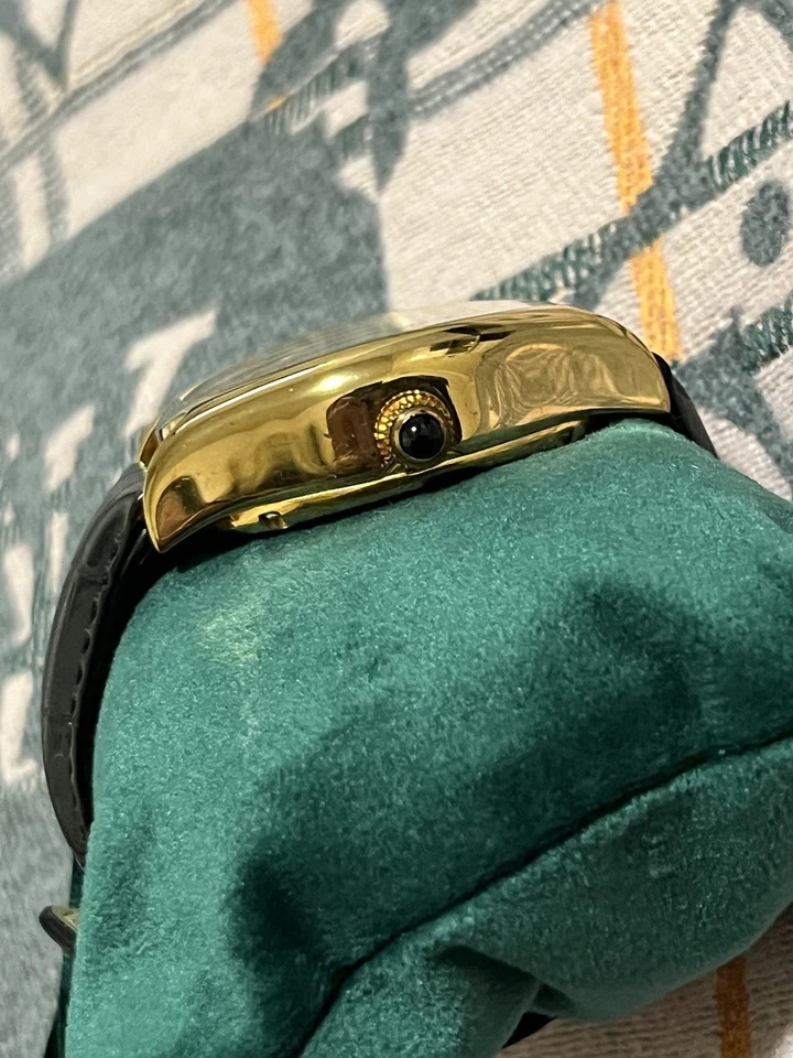 Оригинальные автоматические часы STUHRLING ST-90017 с 22 камнями циферблат Skeleton Moon 39 мм - Изображение 4 из 4