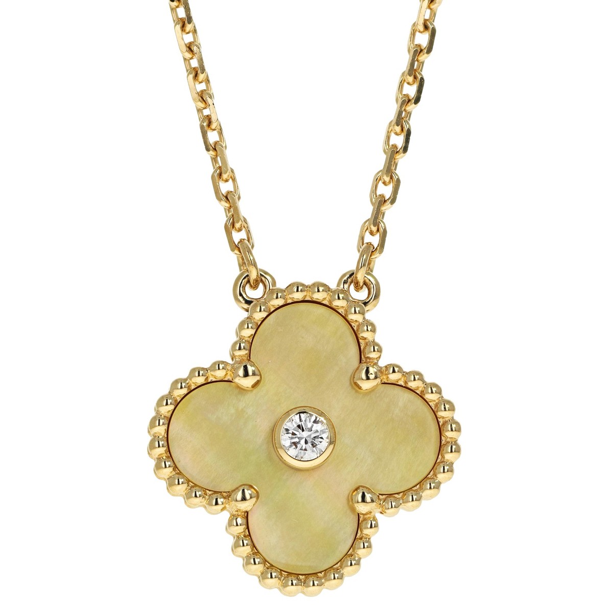 Pre-Owned Van Cleef Arpels Holiday Vintage Alhambra Necklace