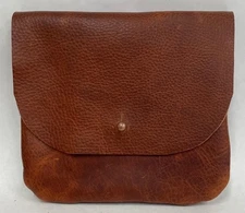 WAXED COWHIDE LEATHER POSSIBLES BALL BAG BELT POUCH MADE IN THE US FREE SHIPPING
