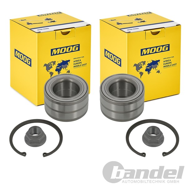 2X Moog RADLAGER-SATZ Radlagersatz Hinten Passend FüR Land Rover Discovery Range-image