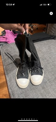 rick owens high top sneakers