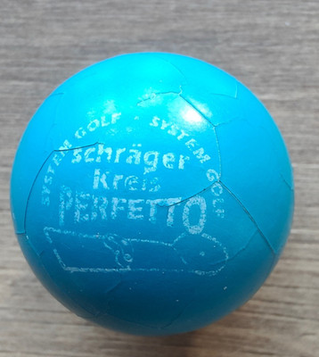 Minigolfball Minigolfbälle ~  Systemgolf Perfetto Schräger Kreis KL